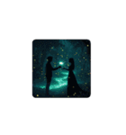 恋人と森の幻想の夢✨️Lovers Forest（個別スタンプ：4）