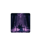 恋人と森の幻想の夢✨️Lovers Forest（個別スタンプ：9）