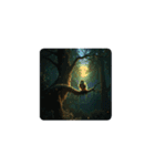 恋人と森の幻想の夢✨️Lovers Forest（個別スタンプ：10）