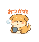 ゆる犬の毎日スタンプ♪使いやすい！（個別スタンプ：2）