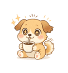 ゆる犬の毎日スタンプ♪使いやすい！（個別スタンプ：15）