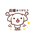 マルチーズ_モモの応援スタンプ（個別スタンプ：8）
