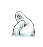 ほぼ召されている幽霊（個別スタンプ：1）