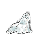 ほぼ召されている幽霊（個別スタンプ：5）