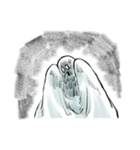 ほぼ召されている幽霊（個別スタンプ：11）
