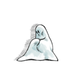 ほぼ召されている幽霊（個別スタンプ：21）