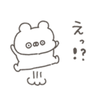 くまやん。355〜リアクション〜（個別スタンプ：8）