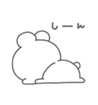 くまやん。355〜リアクション〜（個別スタンプ：16）