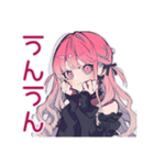 グルチャ★くせつよゴシックガール（個別スタンプ：16）
