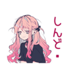 グルチャ★くせつよゴシックガール（個別スタンプ：18）