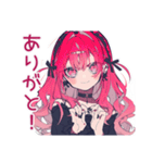 グルチャ★くせつよゴシックガール（個別スタンプ：38）