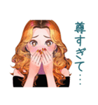オトナギャルの推し語り早口モード（個別スタンプ：4）