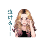 オトナギャルの推し語り早口モード（個別スタンプ：8）