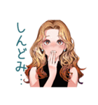 オトナギャルの推し語り早口モード（個別スタンプ：27）
