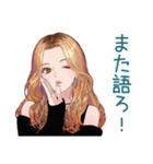 オトナギャルの推し語り早口モード（個別スタンプ：40）
