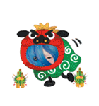 cocoart「流動思考」アートスタンプ（個別スタンプ：3）