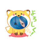 cocoart「流動思考」アートスタンプ（個別スタンプ：4）