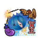 cocoart「流動思考」アートスタンプ（個別スタンプ：5）
