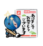 cocoart「流動思考」アートスタンプ（個別スタンプ：9）