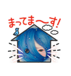 cocoart「流動思考」アートスタンプ（個別スタンプ：12）