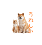 【動く】柴犬と猫のかわいいスタンプ 86（個別スタンプ：2）