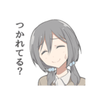 ちょいネガティブな女子スタンプ（個別スタンプ：9）