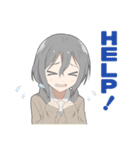 ちょいネガティブな女子スタンプ（個別スタンプ：21）