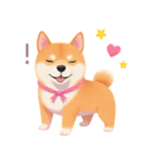 ハンバーガーと柴犬スタンプ（個別スタンプ：33）