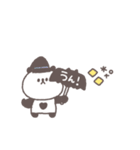 秋のあいさつ◎ちびっこぱんださん #1（個別スタンプ：11）