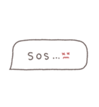 省スペース◎吹き出しメッセージ #9（個別スタンプ：32）