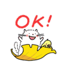 ふわふわねこさん（秋）（個別スタンプ：4）