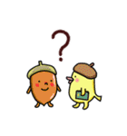 ふわふわねこさん（秋）（個別スタンプ：34）