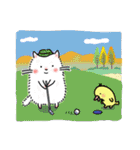 ふわふわねこさん（秋）（個別スタンプ：38）