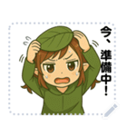 葉っぱの妖精のほのぼのライフ（個別スタンプ：13）