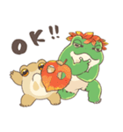 秋をむカエル…（個別スタンプ：1）