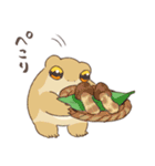 秋をむカエル…（個別スタンプ：4）