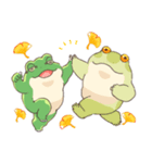 秋をむカエル…（個別スタンプ：8）