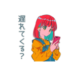 クールなお姉さん★飲み会お誘い（個別スタンプ：10）
