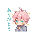 仲間募集★ジト目パーカーくん（個別スタンプ：3）