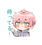 仲間募集★ジト目パーカーくん（個別スタンプ：40）