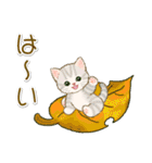 子猫ねこネコ 秋（個別スタンプ：3）