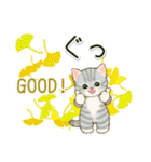 子猫ねこネコ 秋（個別スタンプ：5）