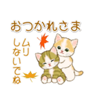 子猫ねこネコ 秋（個別スタンプ：18）