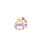 毎日使える❤丸いヤツ8 短いお返事/超小さい（個別スタンプ：16）
