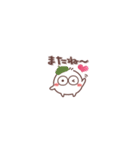 毎日使える❤丸いヤツ8 短いお返事/超小さい（個別スタンプ：40）