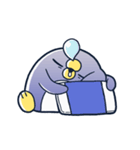めんトリ 言い訳パレード(ぺんぐいん編)（個別スタンプ：4）