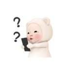 【敬語】クマタオル【毎日】（個別スタンプ：13）