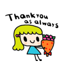 (nenerin日常会話スタンプ392英語気遣い)（個別スタンプ：10）