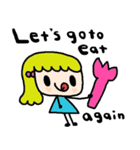 (nenerin日常会話スタンプ392英語気遣い)（個別スタンプ：34）