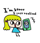 (nenerin日常会話スタンプ392英語気遣い)（個別スタンプ：37）
